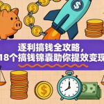 逐利搞钱全攻略，18个搞钱锦囊助你提效变现