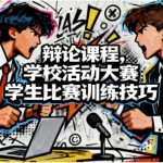 辩论课程,学校活动大赛学生比赛训练技巧